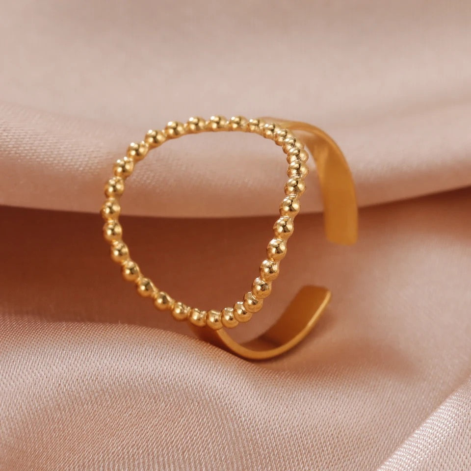ORBIT | Beaded Open Ring