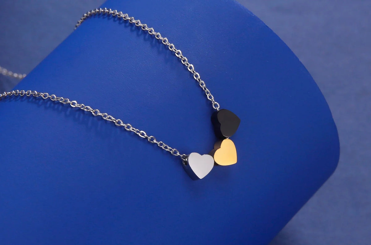 TRIAD | Triple Heart Necklace