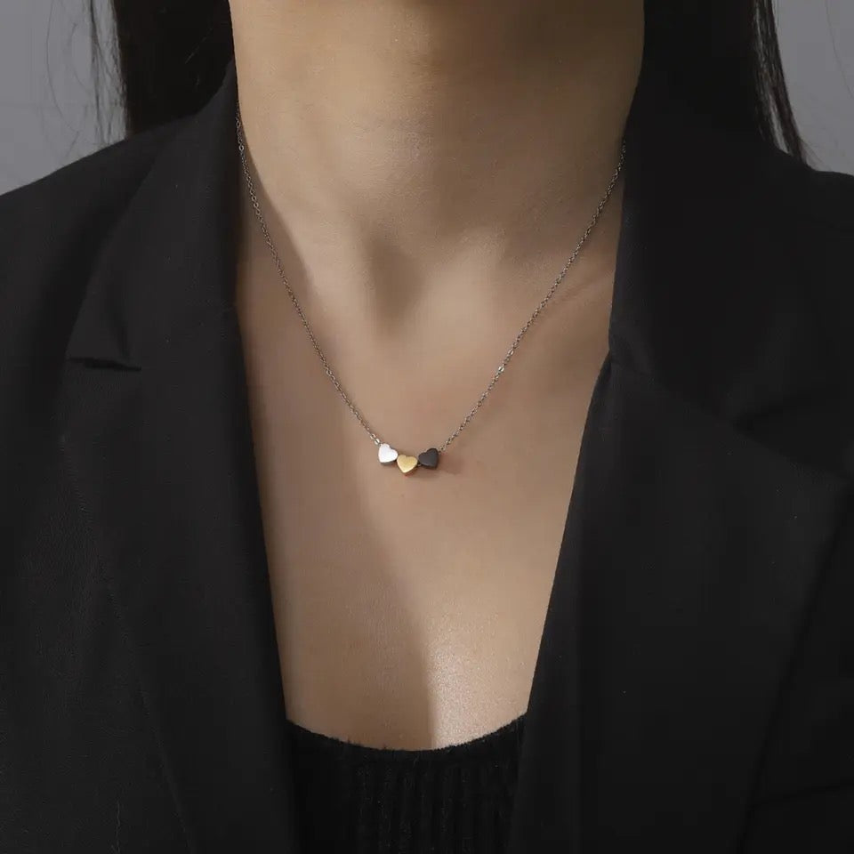 TRIAD | Triple Heart Necklace