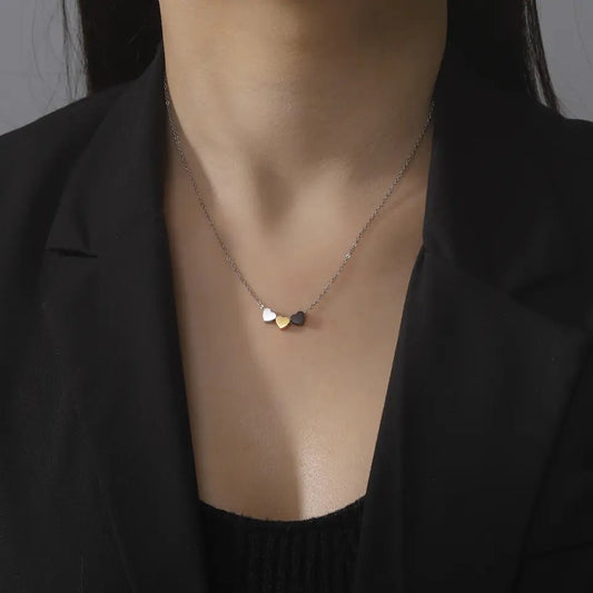 TRIAD | Triple Heart Necklace
