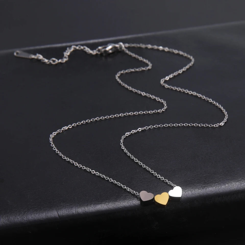 TRIAD | Triple Heart Necklace