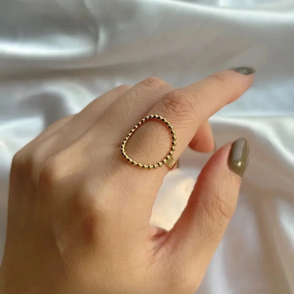 ORBIT | Beaded Open Ring
