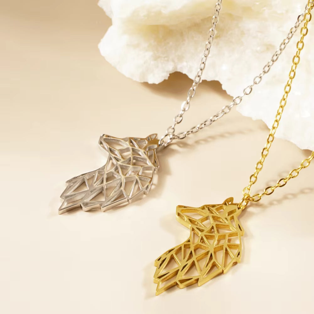 FENRIR - Silver | Wolf Pendant Necklace