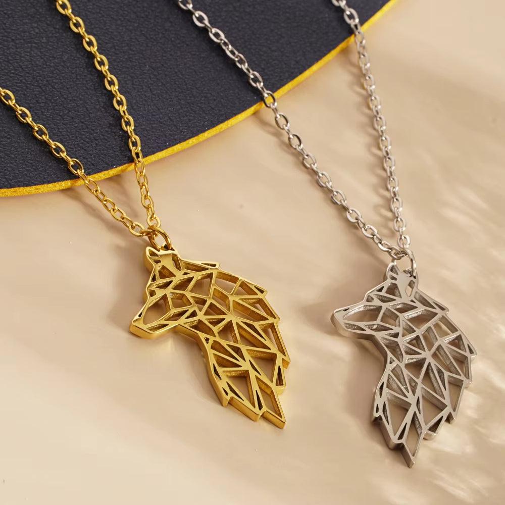 FENRIR - Silver | Wolf Pendant Necklace