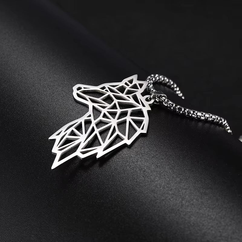 FENRIR - Silver | Wolf Pendant Necklace
