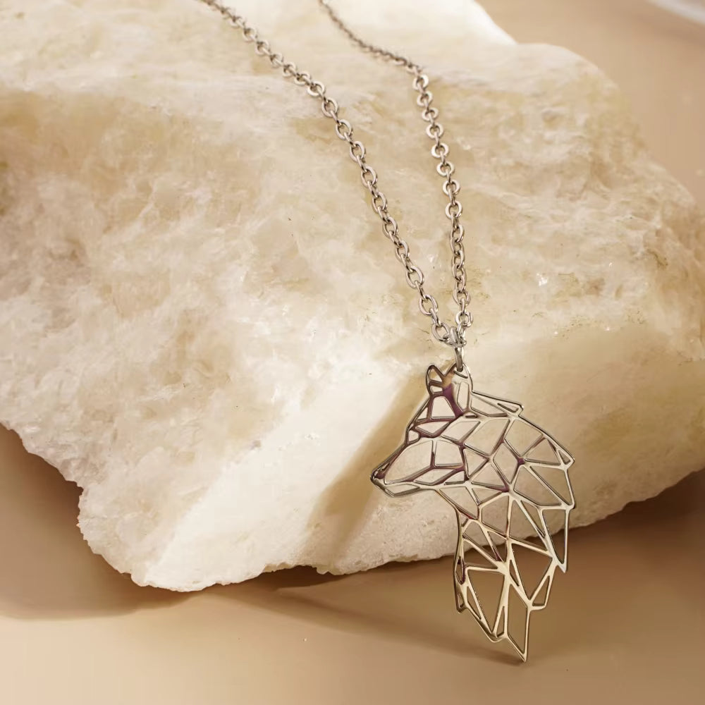 FENRIR - Silver | Wolf Pendant Necklace