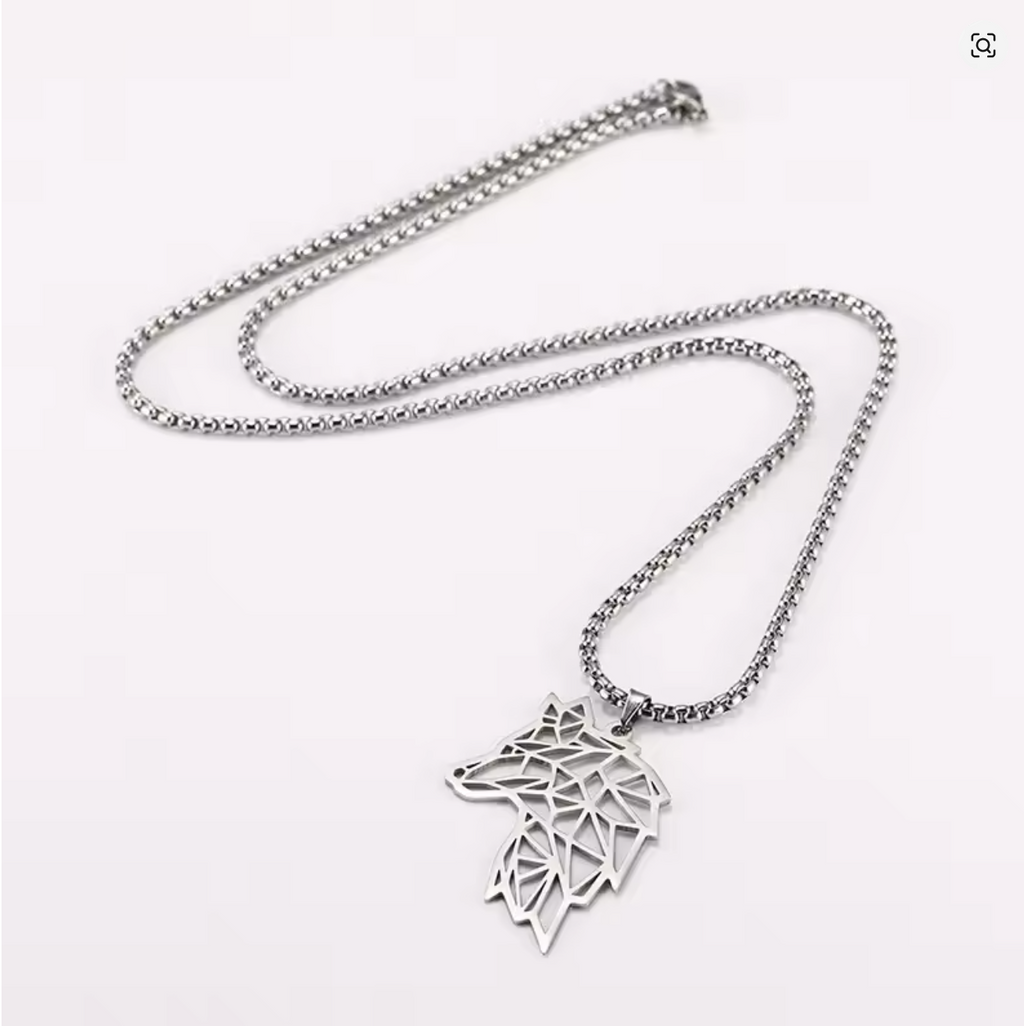 FENRIR - Silver | Wolf Pendant Necklace