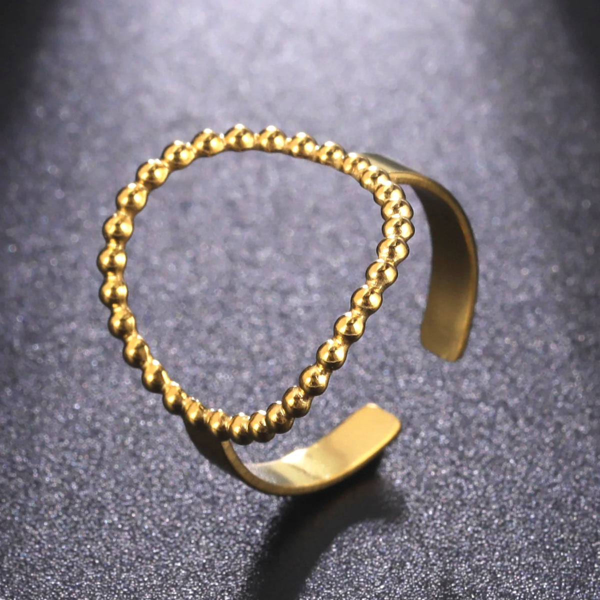 ORBIT | Beaded Open Ring