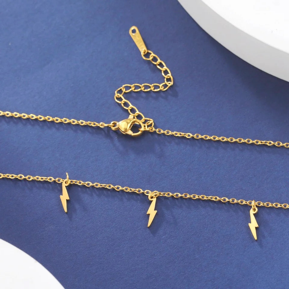 BOLT - Silver | Lightning Charm Chain
